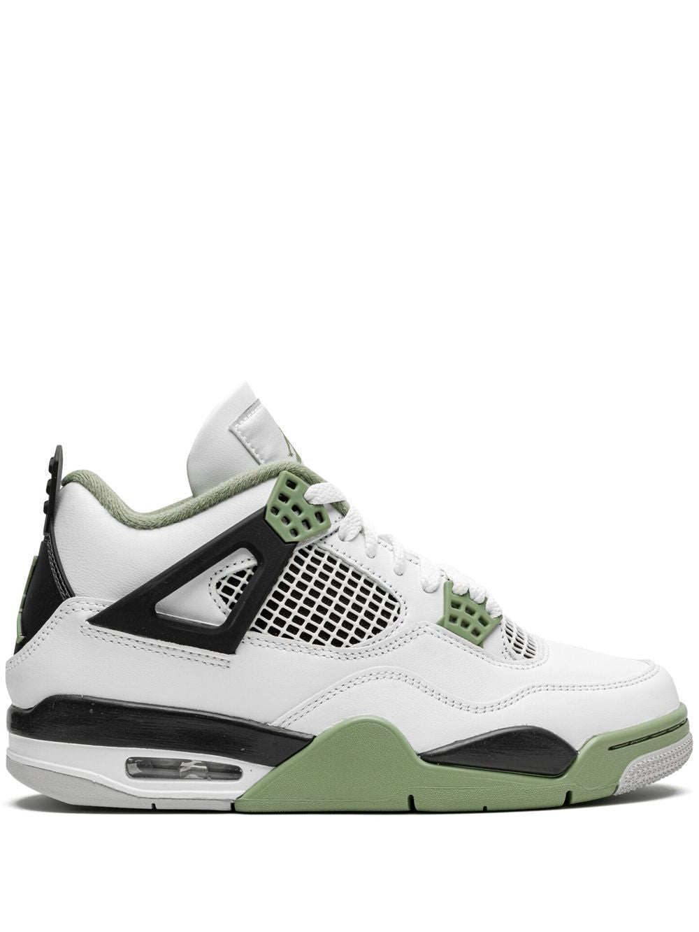 KIDS AIR JORDAN 4 RETRO ''OIL GREEN'' SNEAKERS