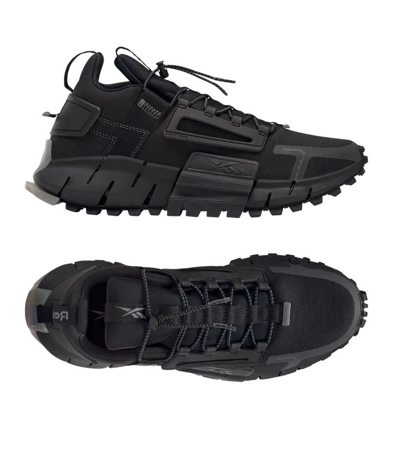 REEBOK ZIG KINETICA EDGE BLACK SNEAKERS