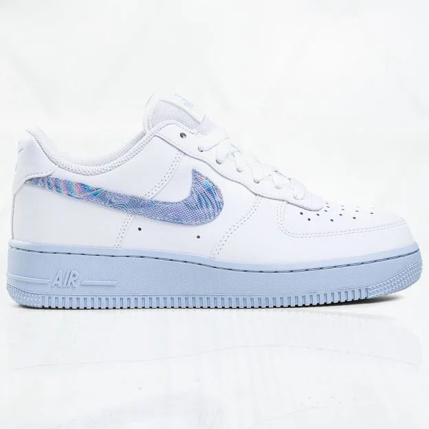 NIKE AIR FORCE 1 ''HYDROGEN BLUE PSYCHADELIC '' SNEAKERS