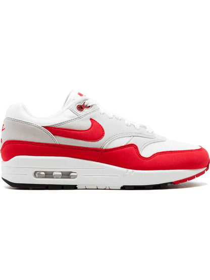 NIKE AIR MAX 1 ANNIVERSARY ''WHITE/UNIVERSITY RED'' SNEAKERS