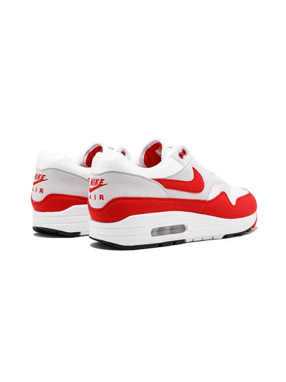 NIKE AIR MAX 1 ANNIVERSARY ''WHITE/UNIVERSITY RED'' SNEAKERS