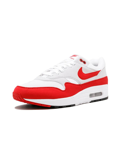 NIKE AIR MAX 1 ANNIVERSARY ''WHITE/UNIVERSITY RED'' SNEAKERS
