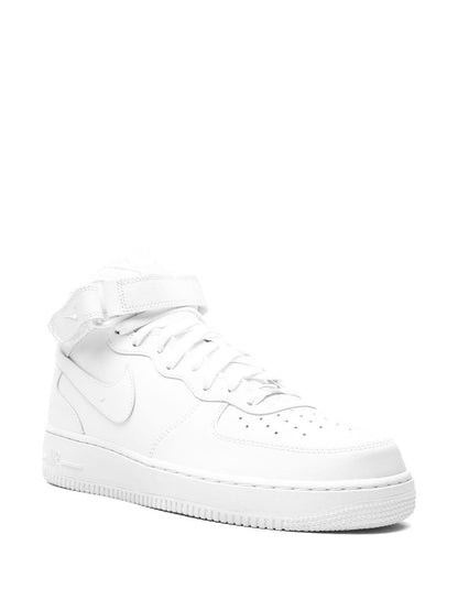 NIKE AIR FORCE 1 MID '07 ''TRIPLE WHITE'' SNEAKERS