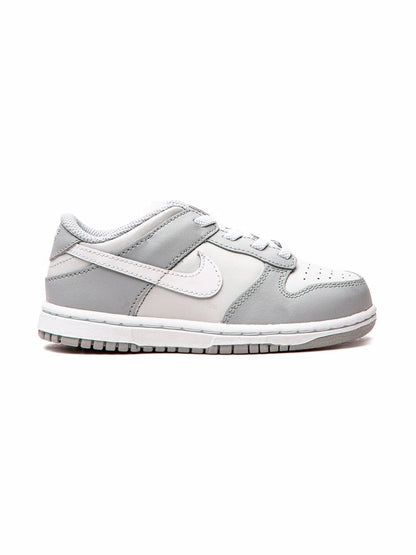 NIKE KIDS DUNK LOW ''TWO TONED GREY'' SNEAKERS