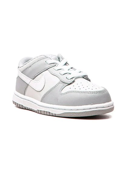 NIKE KIDS DUNK LOW ''TWO TONED GREY'' SNEAKERS