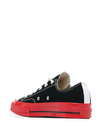 COMME DES GARCONS PLAY X CONVERSE CHUCK 70 LOW-TOP SNEAKERS