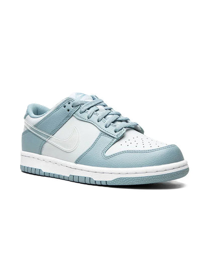 NIKE KIDS DUNK LOW ''CLEAR SWOOSH/BLUE" SNEAKERS