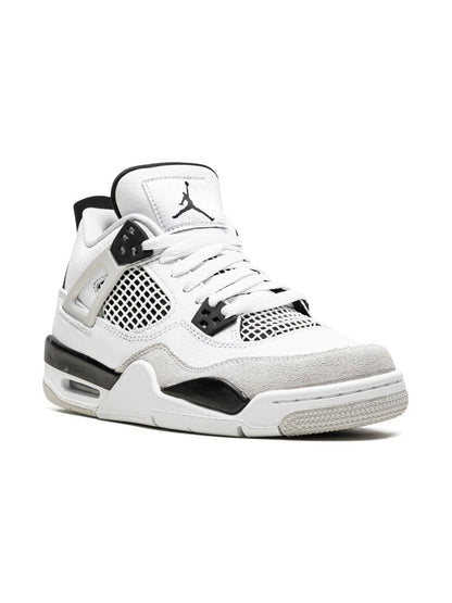KIDS AIR JORDAN 4 RETRO ''MILITARY BLACK'' SNEAKERS