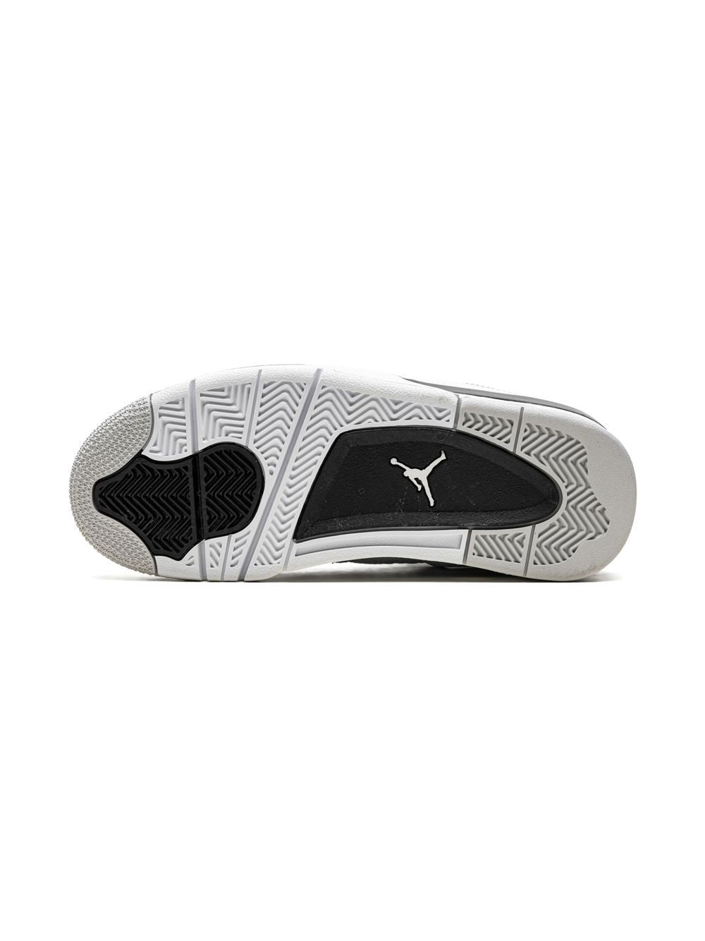 KIDS AIR JORDAN 4 RETRO ''MILITARY BLACK'' SNEAKERS