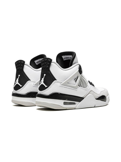 KIDS AIR JORDAN 4 RETRO ''MILITARY BLACK'' SNEAKERS