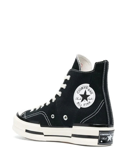 CONVERSE CHUCK 70 PLUS EGRET HIGH-TOP SNEAKERS