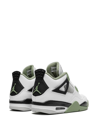 KIDS AIR JORDAN 4 RETRO ''OIL GREEN'' SNEAKERS