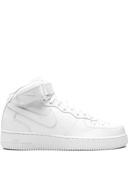 NIKE AIR FORCE 1 MID '07 ''TRIPLE WHITE'' SNEAKERS