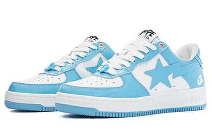 A BATHING APE® BAPE STA LOW BLUE SNEAKERS