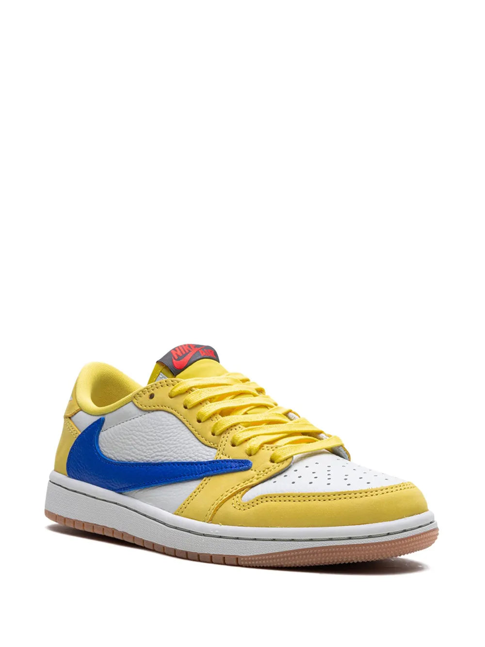 NIKE AIR JORDAN 1 X TRAVIS SCOTT RETRO LOW ''CANARY'' SNEAKERS