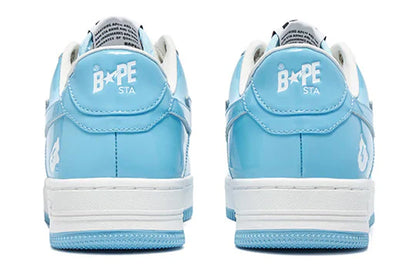 A BATHING APE® BAPE STA LOW BLUE SNEAKERS