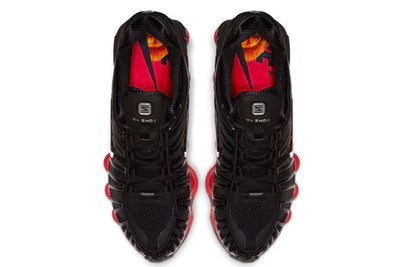 SKEPTA  X NIKE SHOX TL ''BLACK/METALLIC SILVER-UNIVERSITY RED'' SNEAKERS