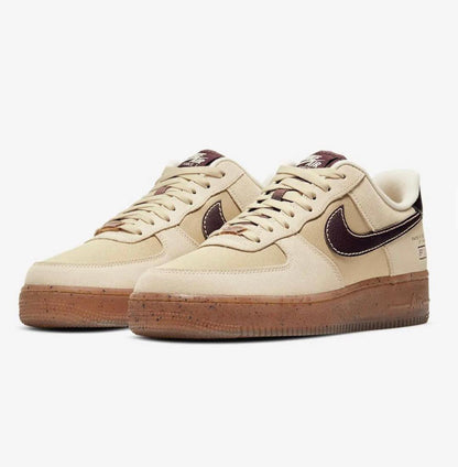 NIKE AIR FORCE ''COFFEE'' SNEAKERS