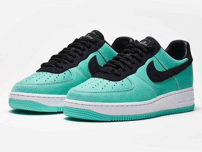 NIKE AIR FORCE X TIFFANY AND Co. LOW SNEAKERS