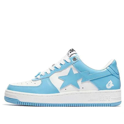 A BATHING APE® BAPE STA LOW BLUE SNEAKERS
