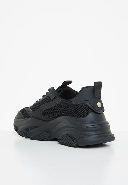 STEVE MADDEN ''POSSESSION BLACK'' SNEAKERS