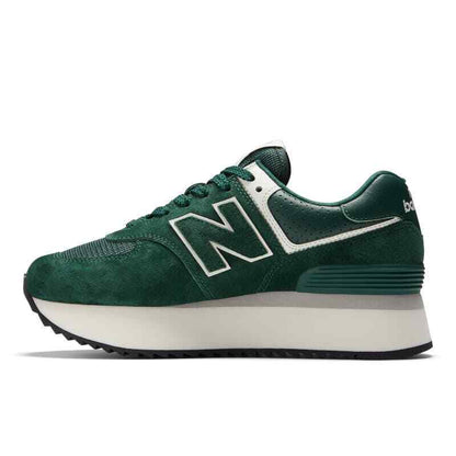 NEW BALANCE 574+ GREEN SNEAKERS